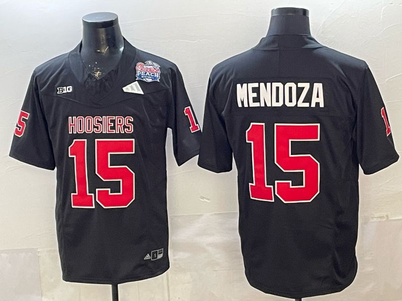 Men 2026 Ohio State Buckeyes #15 Mendoza Black Limited NCAA Jersey 076